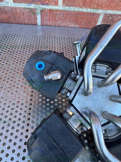 Used 6 ITT Pure Flo Advantage Stainless Steel Diaphragm Valve w/1/2" Sanitary Fitting