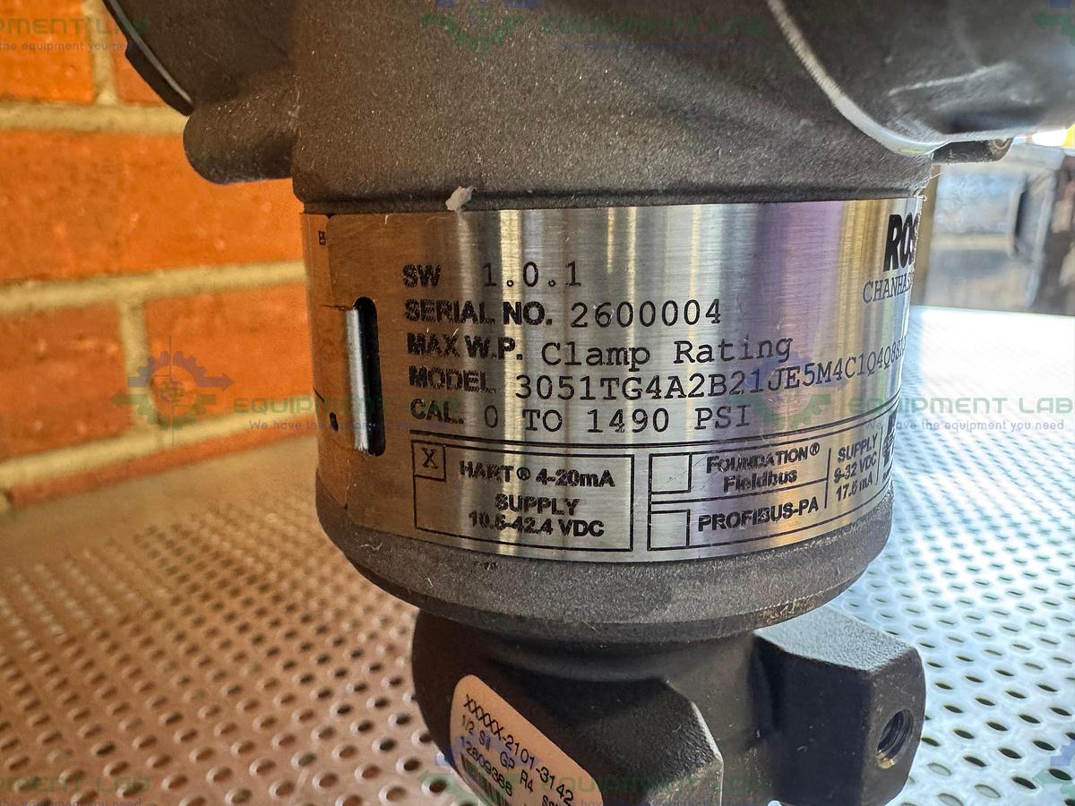 Used Rosemount 3051TG 4A2B21JE5M4C1Q4Q8S1Q16 Digital Pressure Transmitter