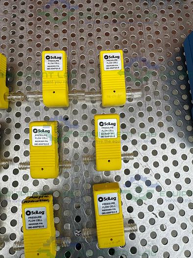 Used SciLog  SciPres Pressure Monitor 0 to 60 psi w/ Scilog Flow Cell Sensors
