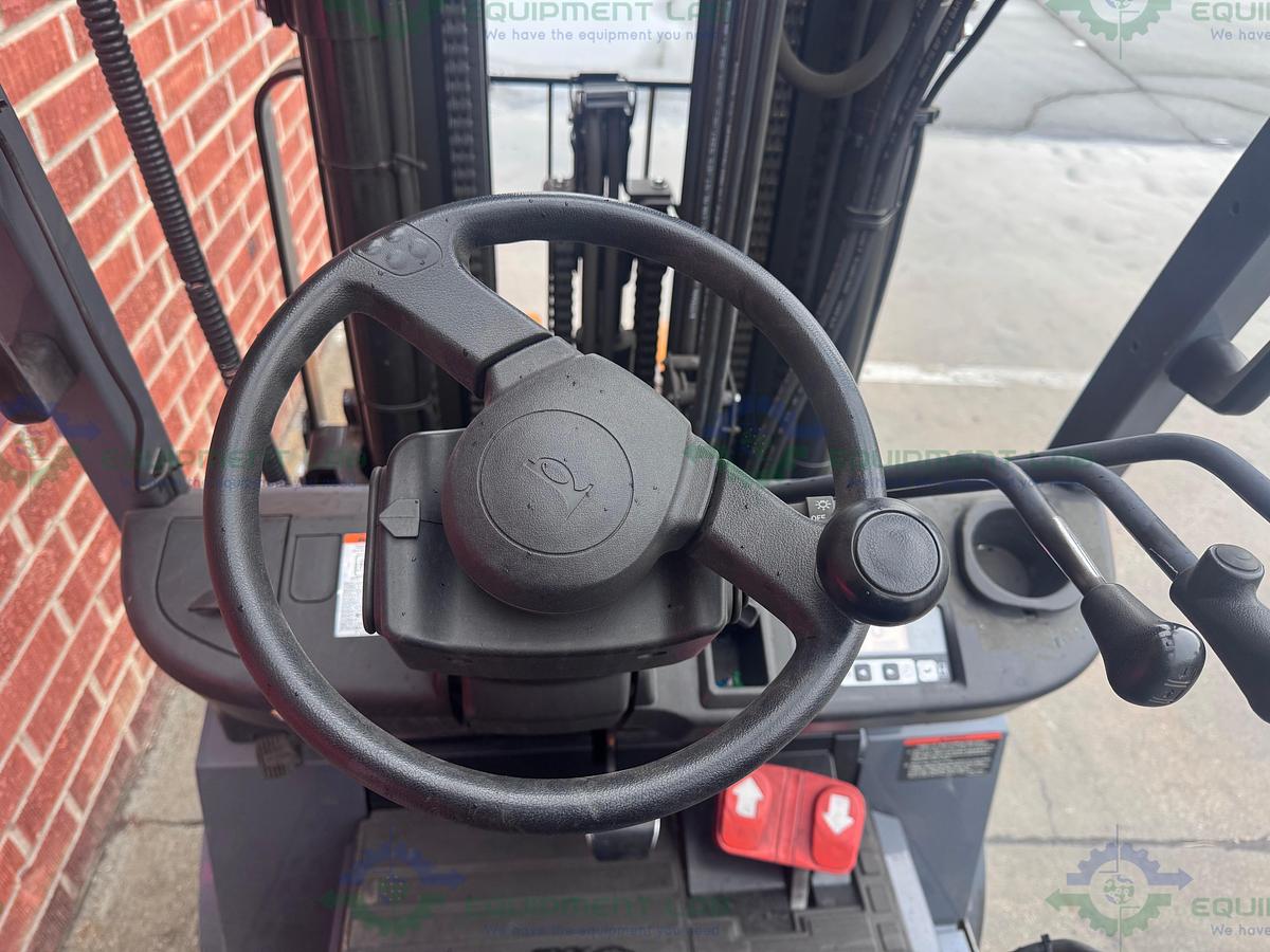 Used Toyota 8FBCU25 Electric Forklift  3000 lbs Capacity 8" Mast w/ Charger