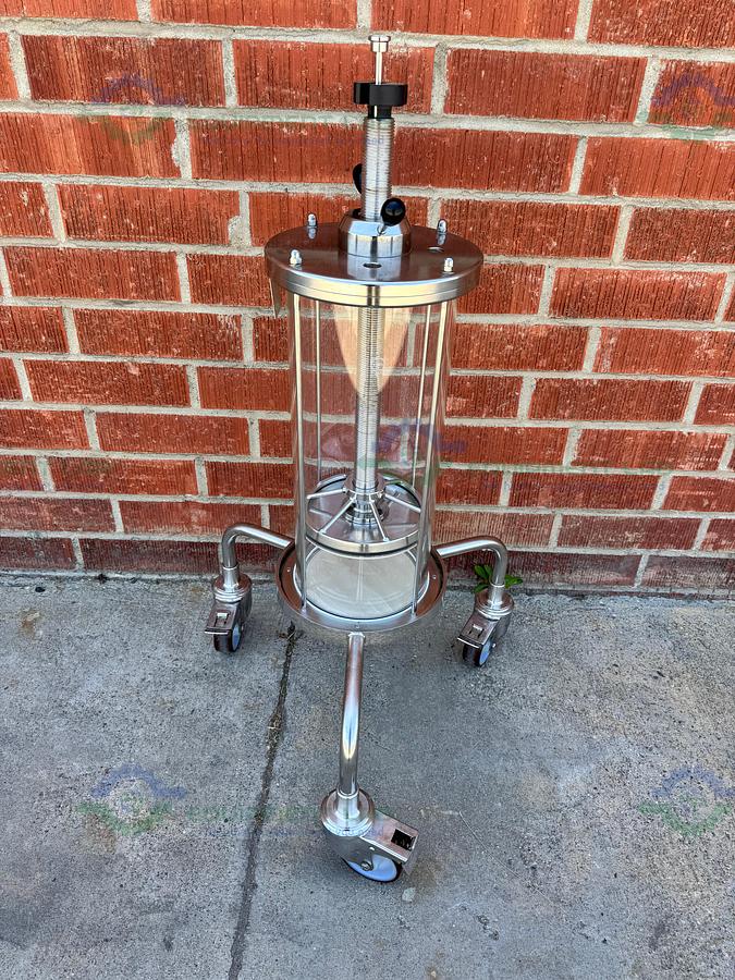 Used Cytiva / GE / Pharmacia BPG / Schott 200 / 500 Chromatography Column