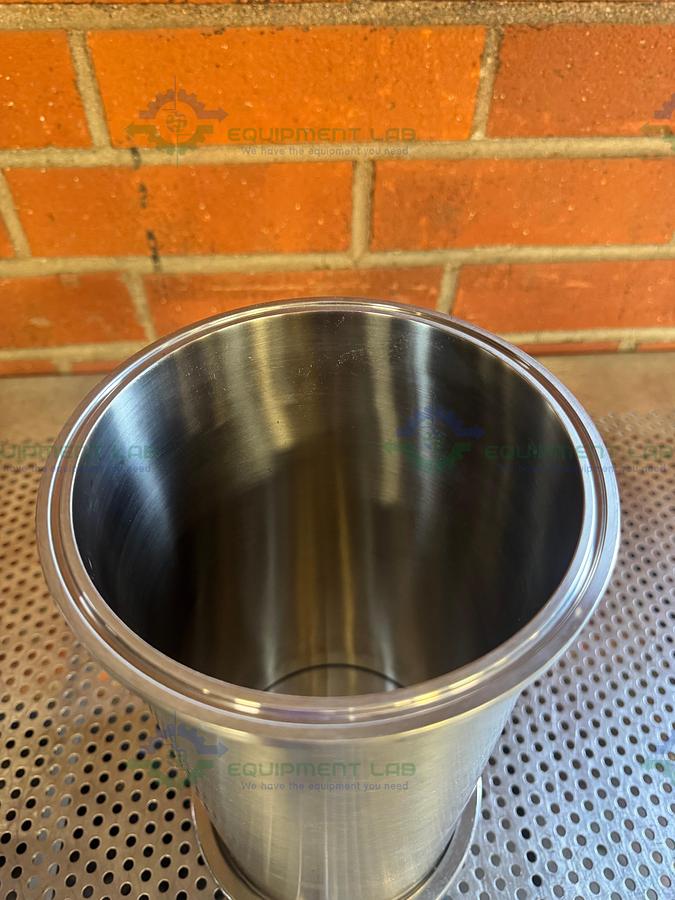 Used Stainless Steel 6.5" x 12" Column w/ 1 1/2" Sanitary Fitting Port
