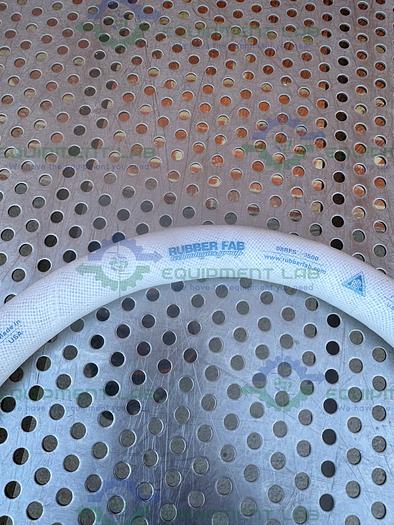 Used Rubber Fab 08RFSV-0500 Silicon Hose 48" w/ 1/2" Sanitary Fitting