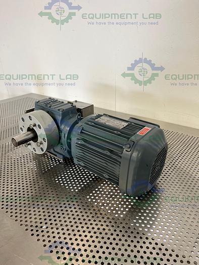 Used SEW EuroDrive  SA47DRE90L4/TF Gear Motor 3 HP, 1745/189 r/min
