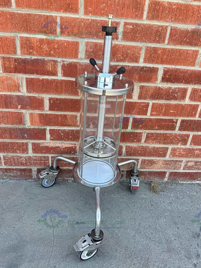 Used Cytiva /GE/ Pharmacia BPG 200 / 500 Chromatography Column CHIPPED GLASS