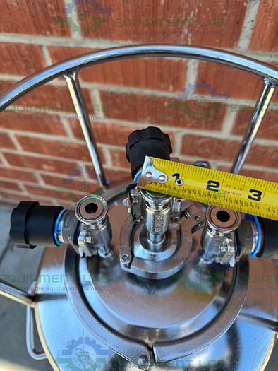 Used Alloy Products 20 Liter Stainless Steel Process / Pressure Vessel 80 PSI