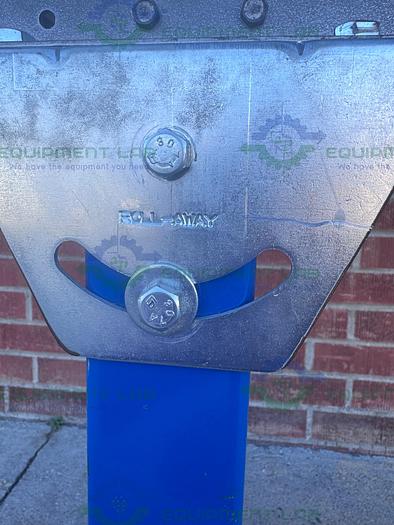 Used Roll-Away Heavy Duty Roller Conveyor 60" x 18" w/ Adjustable Legs