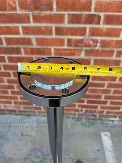 Used Schott AG  316 Stainless Steel Impeller 58" Height  x 6" Flange Fitting