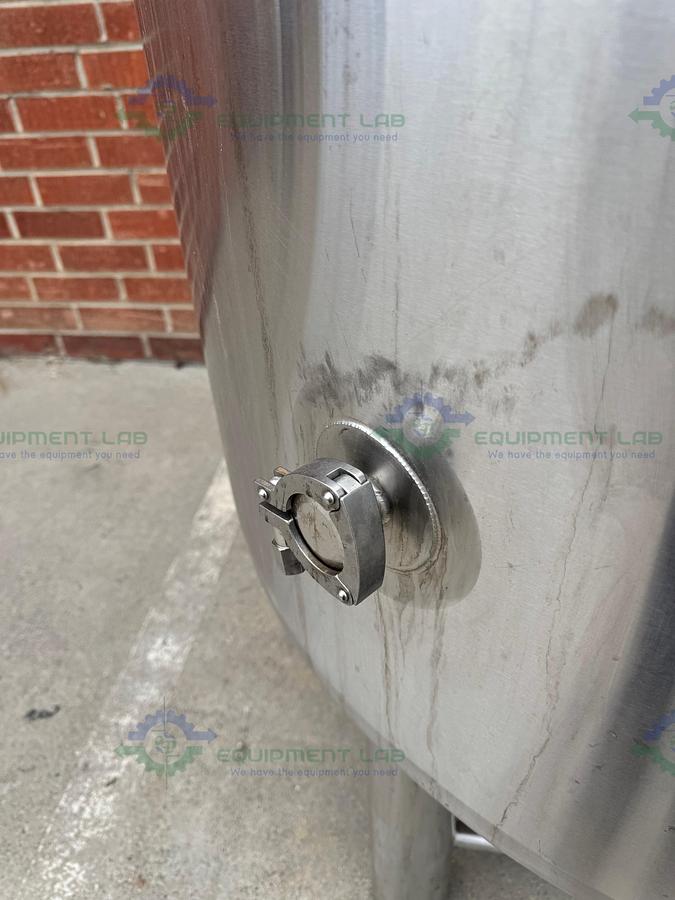 Used Unknown Brand 1000 Gallon Stainless Steel Jacketed Holding Tank