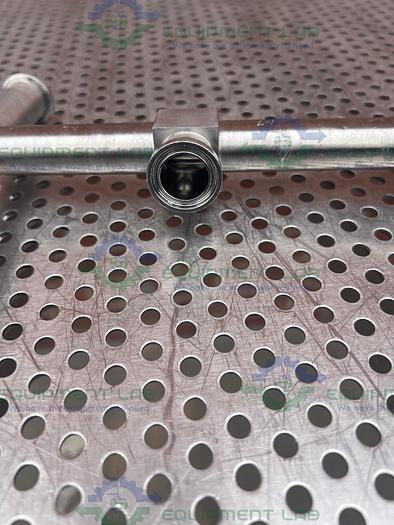 Used ITT Pure Flo .75-316L-SFV5 4 -Way Diaphragm Valve w/ 3/4" Sanitary Fitting