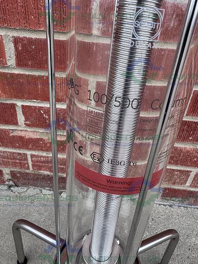 Used Cytiva / GE / Pharmacia BPG 100 / 500 Chromatography Column 4L