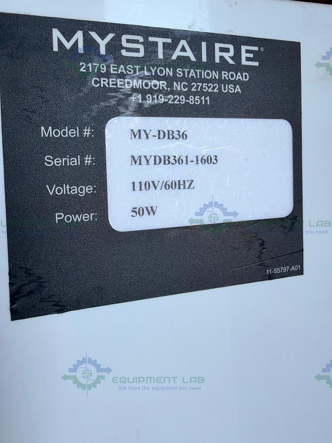 Used Mystaire MY-DB36 Clean Prep 36" PCR Workstation w/ UV Timed Light