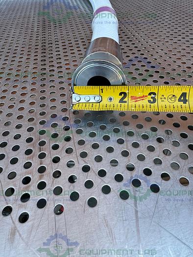 Used Unbranded 72" Silicone Flexible  Hose w/ 1" Sanitary Fitting