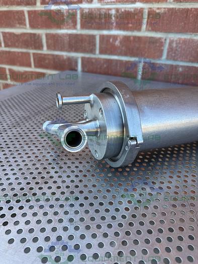 Used Allegheny Bradford 6.2 Liter Stainless Steel Filter Housing 150 PSI