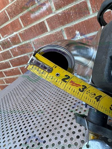 Used 4 ITT Pure-Flo Stainless Steel Diaphragm Valves w/ 1.5" to 1/2" Sanitary Fitting