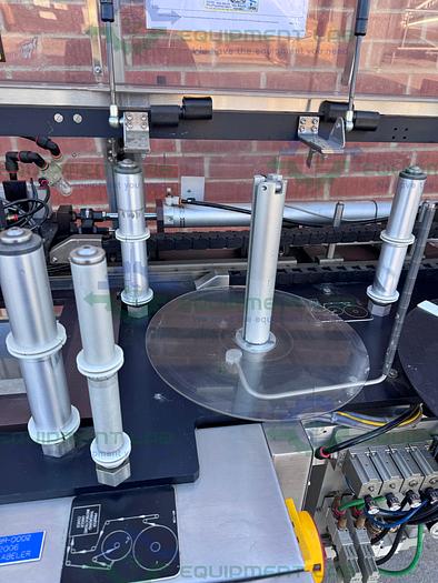 Used New Jersey Machine 401XRE -0095 Pallet Labeler 120V, 60 Cycles, 1.2 kW