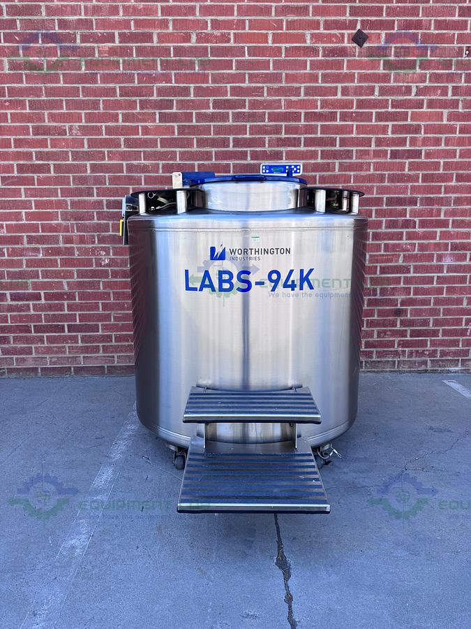 Used Worthington Industries LABS-94K  Liquid Nitrogen Cryogenic Storage Tank