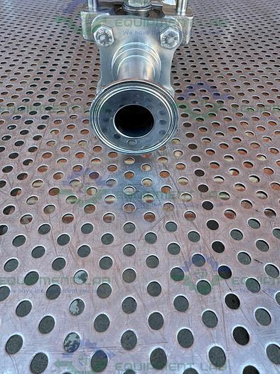 Used Flowserve 1 WK7066TXBO V36 RO Ball Valve w/ 1" Sanitary Fitting to Threaded