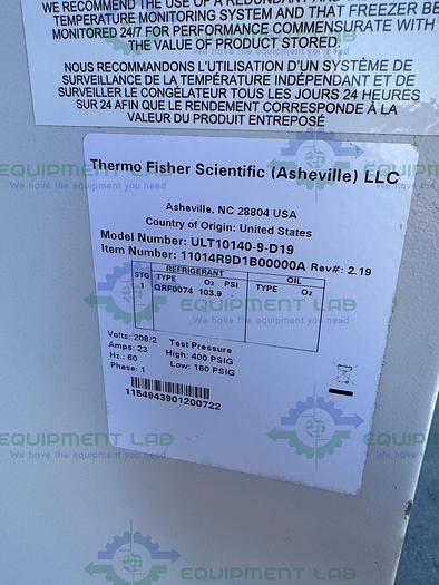  for parts or not working Thermo Scientific ULT10140-9-D19 Cryogenic Chest Freezer, 10.3 Cu Ft, -140°C