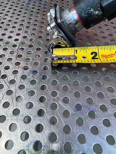 Used ITT Bio-Tek  Diaphragm Valve w/ 1/2" Sanitary Fitting