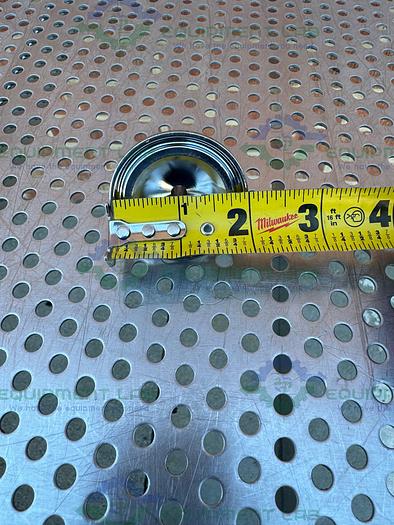 Used Stainless Steel  Sanitary 5/16" Hose Fitting To 1/4" Sanitary Fitting