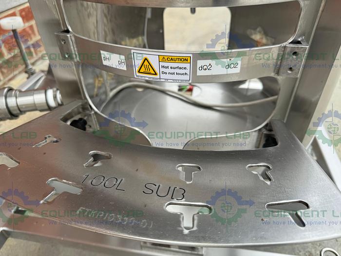 Used Thermo  Hyclone Stainless Steel Jacketed Single Use 100L Bioreactor