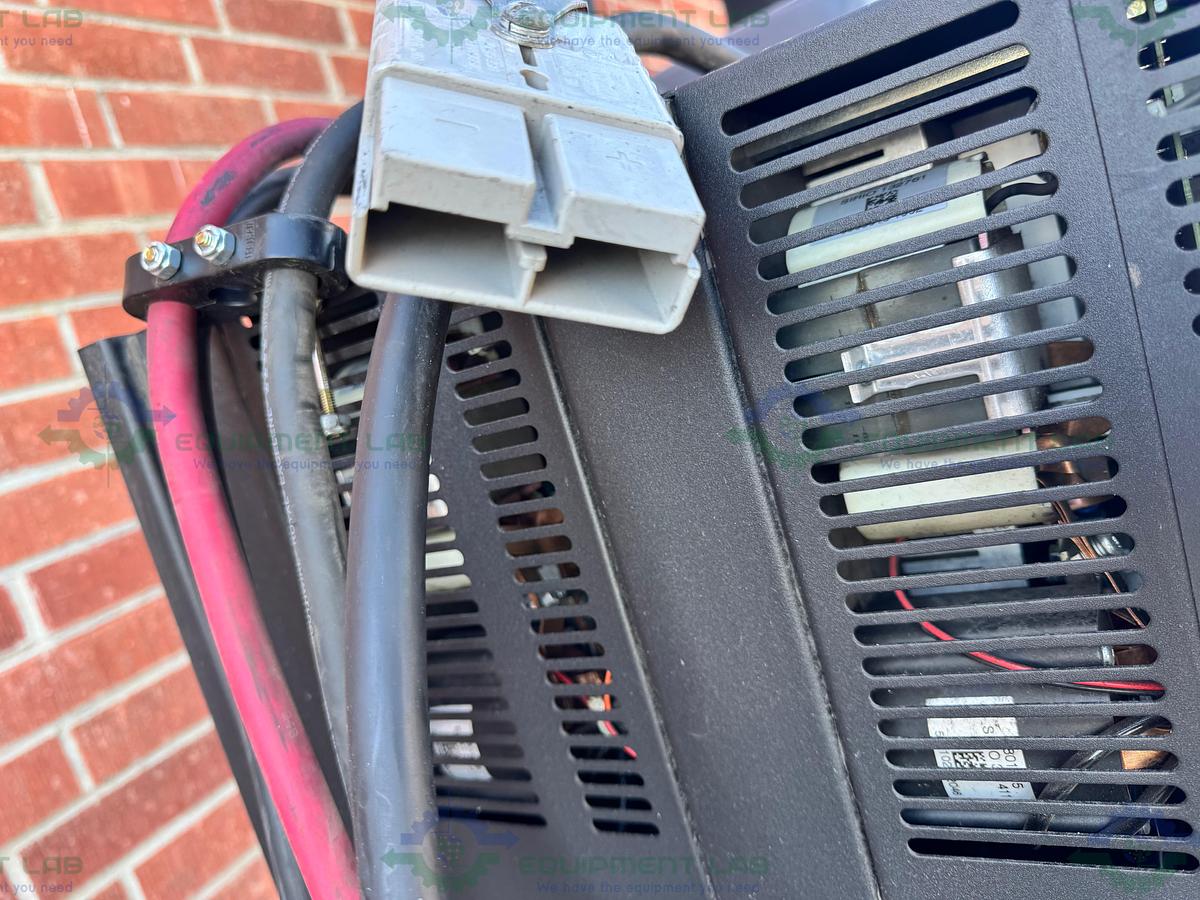 Used Toyota 8FBCU25 Electric Forklift 5000 lbs Capacity 4 Stage Mast w/ Charger