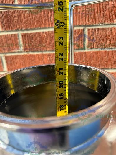 Used Alloy Products  10 Liter Stainless Steel Process / Pressure Vessel 40 PSI