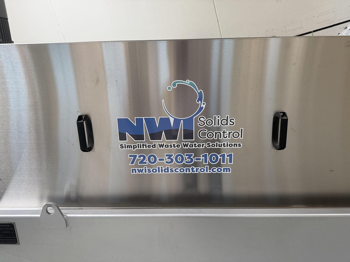 NWI JX302 Volute Press Sludge Dewatering System w/  Polymer  Dosing Unit MFG 26