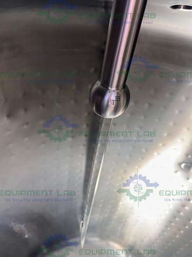 Used ITT  1000 Liter Stainless Steel Jacketed Reactor 60 PSI w/ Bottom Mag Mixer