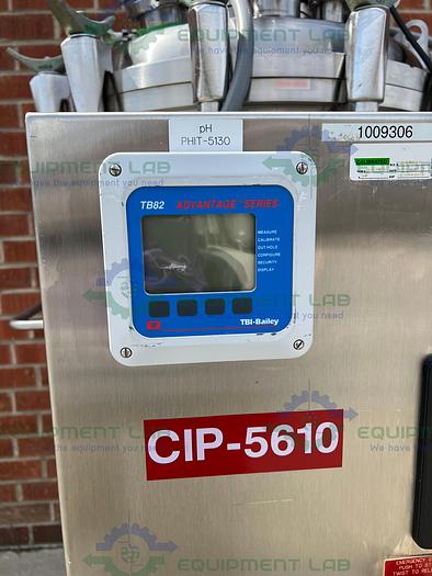 Used Precision 250 Liter Stainless Steel Jacketed Reactor 100 PSI w/ Top Mixer 1/2 HP