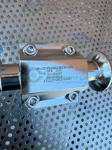 Used Aqua Seal 6155535 Diaphragm Valve w/ 1" Sanitary Fitting