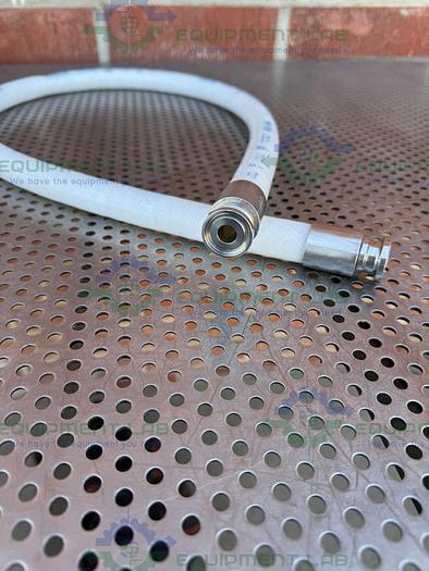 Used Rubber Fab 08RFSV-0500 Silicon Hose 48" w/ 1/2" Sanitary Fitting