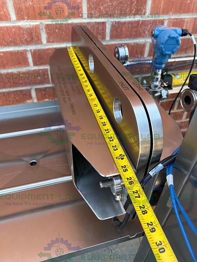 Used Millipore MPODPILOT CP2EA8875 Filter Press Skid w/ E & H Promass P Flowmeter