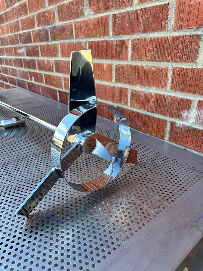 Lightnin / SPX SR3S50 Reactor Mixer 11" Flange Fitting w/ .5 HP Motor, Impeller