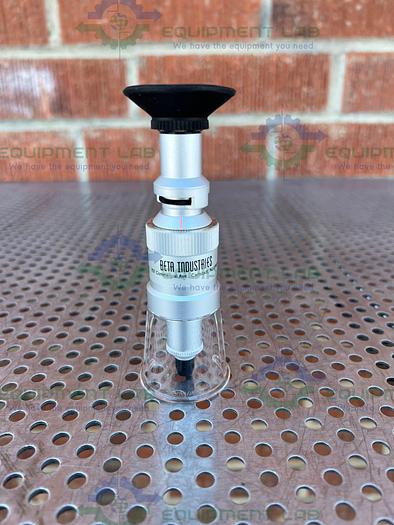 Used Beta Precision Industries  Peak Stand Microscope 50x w/ Electronic Ruler 80"