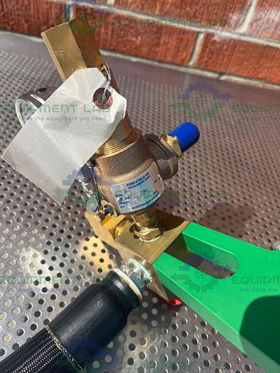 Used Huber Insulated Flexible Chiller Hose 48" w/ 1.5" Beaded Fitting, Kunkle Valve