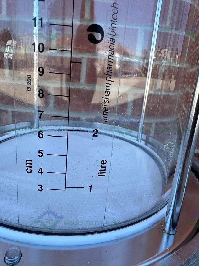 Used Cytiva / GE / Pharmacia BPG 200 / 500 Glass Chromatography Column