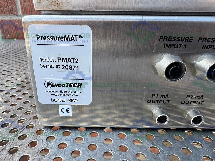 Used PendoTech PMAT2 PressureMAT Monitor, Transmitter, And Alarm w/ Enclosure