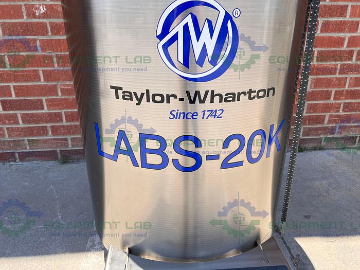 Used Taylor Wharton  LABS-20K Liquid Nitrogen Cryogenic Storage Tank