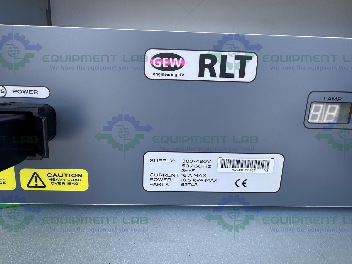 GEW Engineering Rhino / RLT UV Curing System w/ E2C 1 UV LampHead MFG 2021