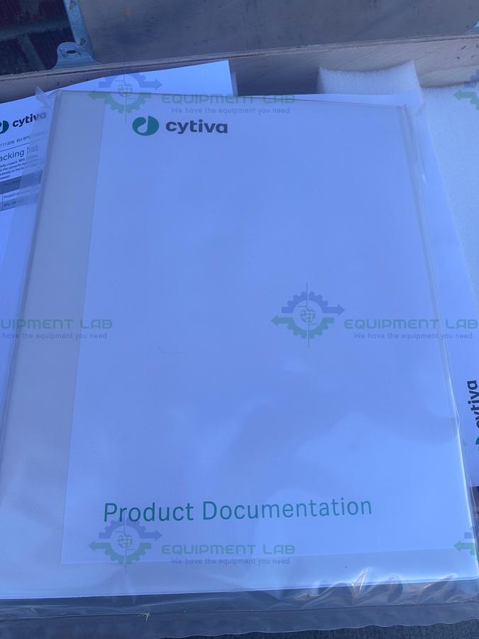 Used Cytiva / GE / Pharmacia BPG 140 / 500 Chromatography Column w/ Stand, Casters