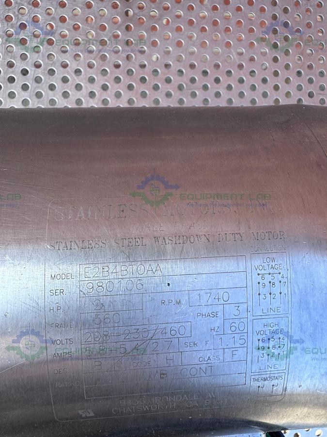 Used Viking IDEX S2M Rotary Lobe w/ Stainless 2 HP Motor 230/460V