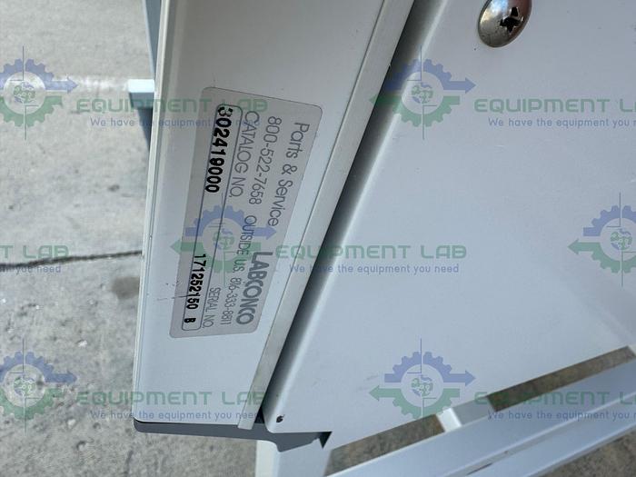 Used Labconco 302419000 Logic Biosafety Cabinet 4' Class II Type A2 w/ Hydraulic Legs