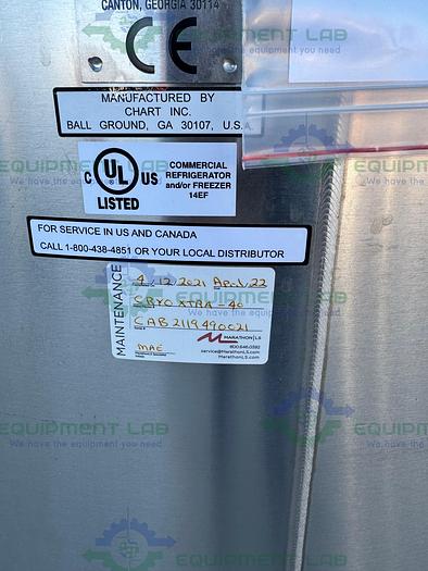 Used Thermo CE8140 CytoExtra 40 High Efficiency Cryogenic Storage System 28.14 cu. ft