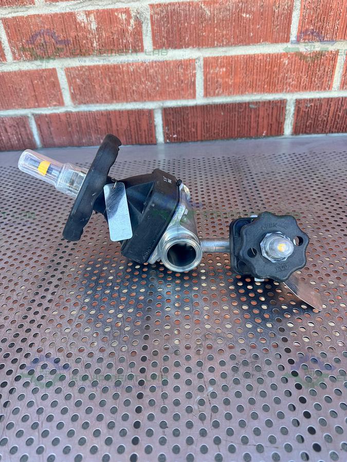 Used 2- ITT Pure Flo RA25MAX Diaphragm Valve w/ 1 1/2" to 3/4" Sanitary Fitting