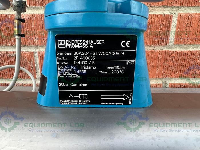 Used Endress + Hauser  Promass 60AS04 Mass Flow Meter  20-55 VAC
