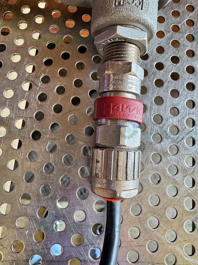 Used Dwyer FlotechT V6EPS-S-D-1-S Flow Switch W/ Crouse Minds LBY25 SA Elbow
