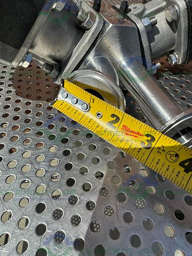 Used 2 ITT Pure Flo Advantage Stainless Steel Diaphragm Valve w/ 1" Sanitary Fittings