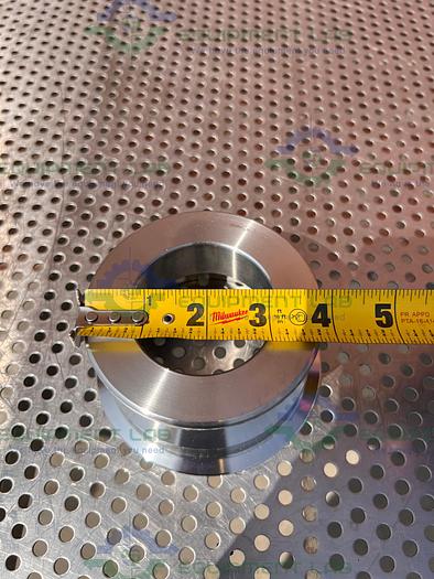 Chemglass TH-3123-242LPR Stainless Steel 60mm Powder Port to 4" Sanitary Fitting